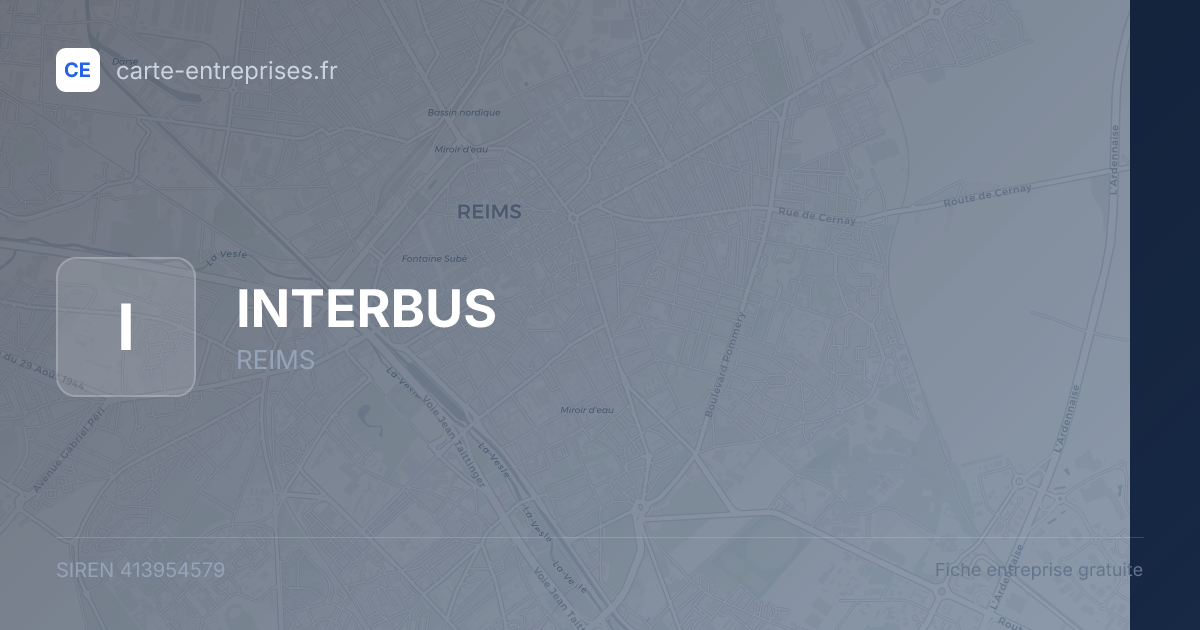 INTERBUS — 413954579 — fiche entreprise