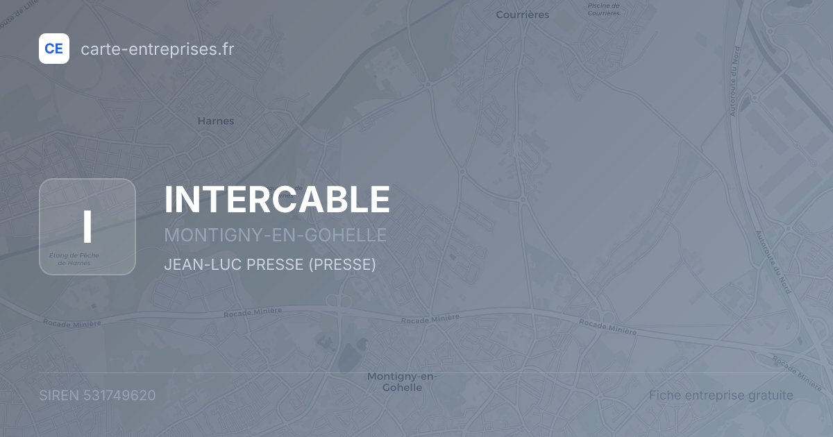 INTERCABLE — 531749620 — fiche entreprise