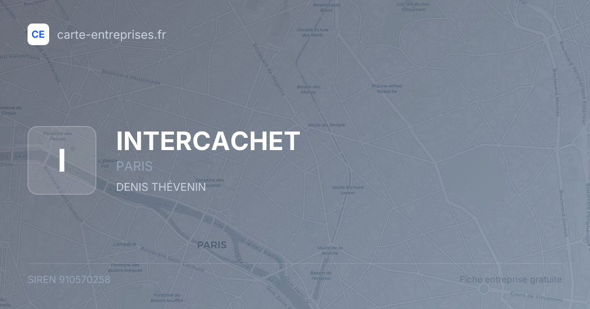 INTERCACHET — 910570258 — fiche entreprise