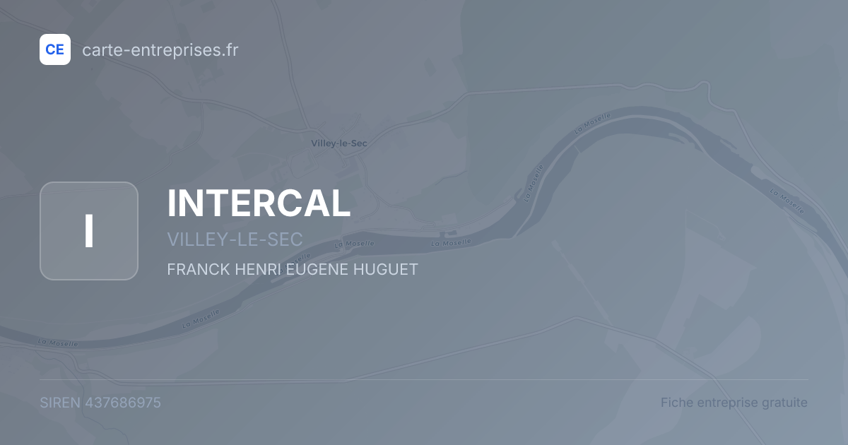 INTERCAL — 437686975 — fiche entreprise