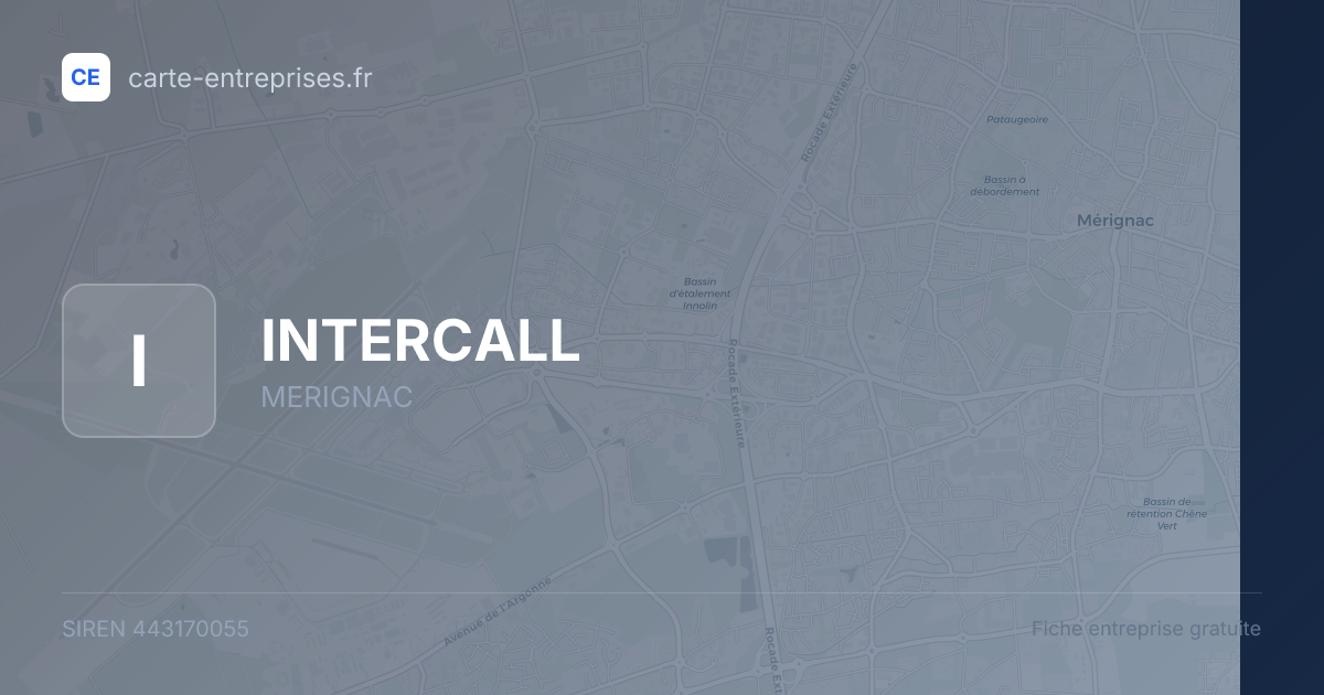 INTERCALL — 443170055 — fiche entreprise