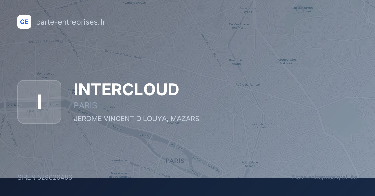 INTERCLOUD — 529026486 — fiche entreprise
