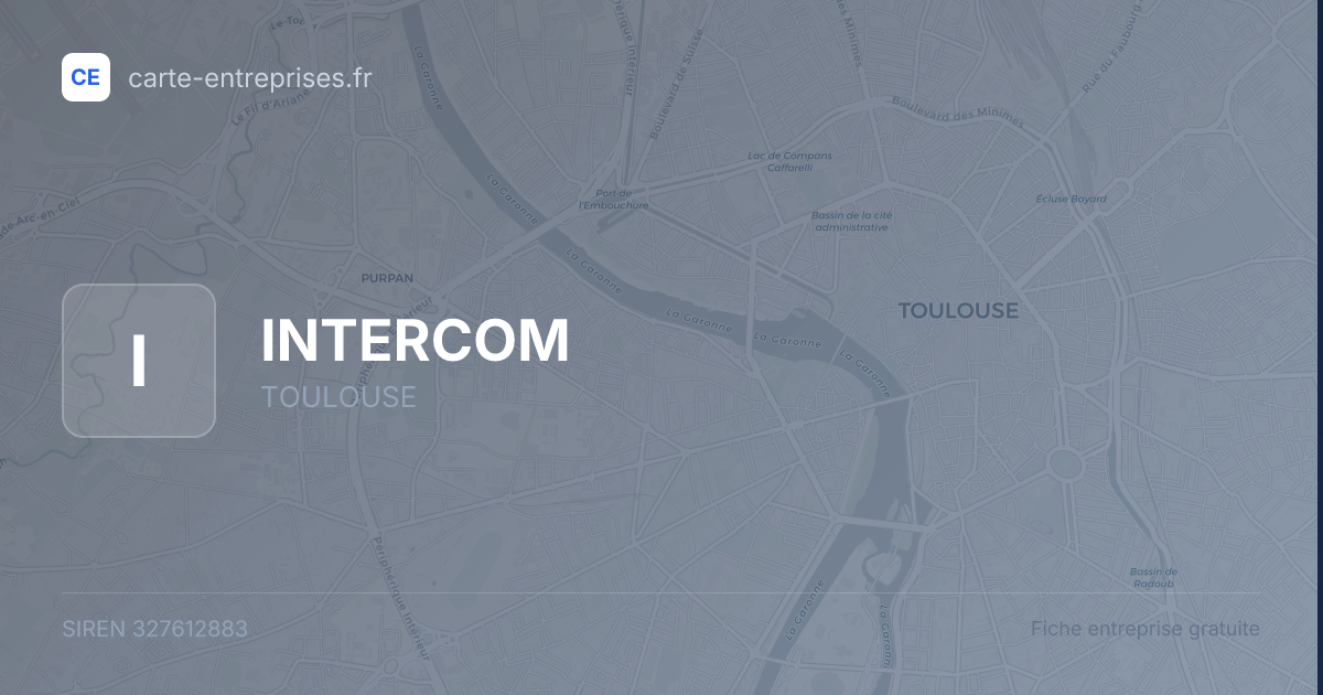 INTERCOM — 327612883 — fiche entreprise