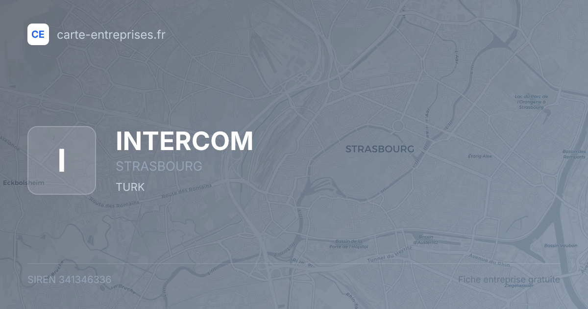 INTERCOM — 341346336 — fiche entreprise