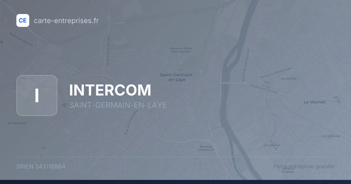 INTERCOM — 343118964 — fiche entreprise
