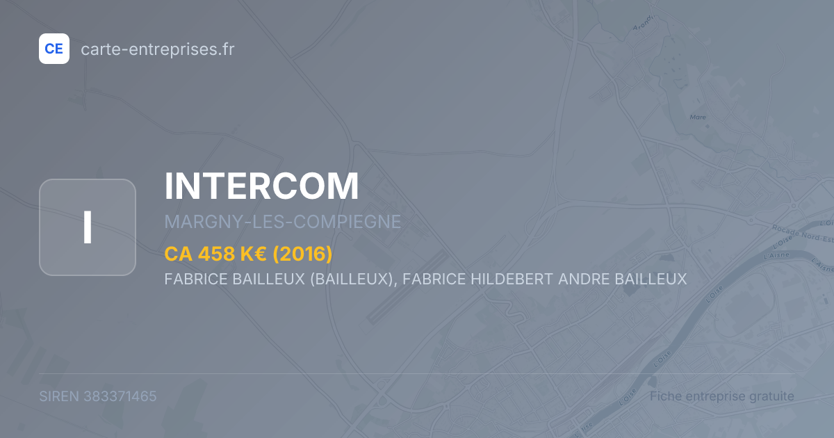 INTERCOM — 383371465 — fiche entreprise