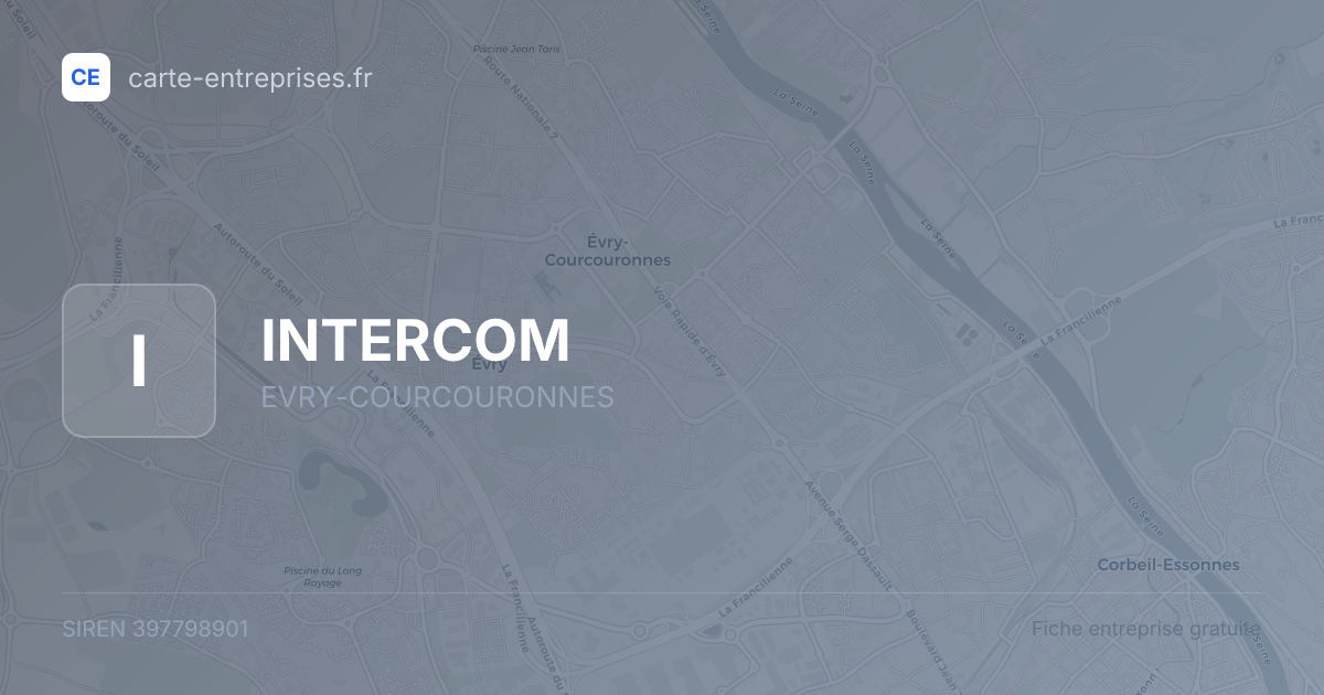 INTERCOM — 397798901 — fiche entreprise