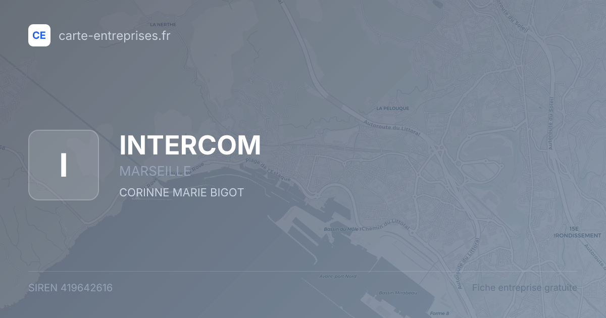 INTERCOM — 419642616 — fiche entreprise
