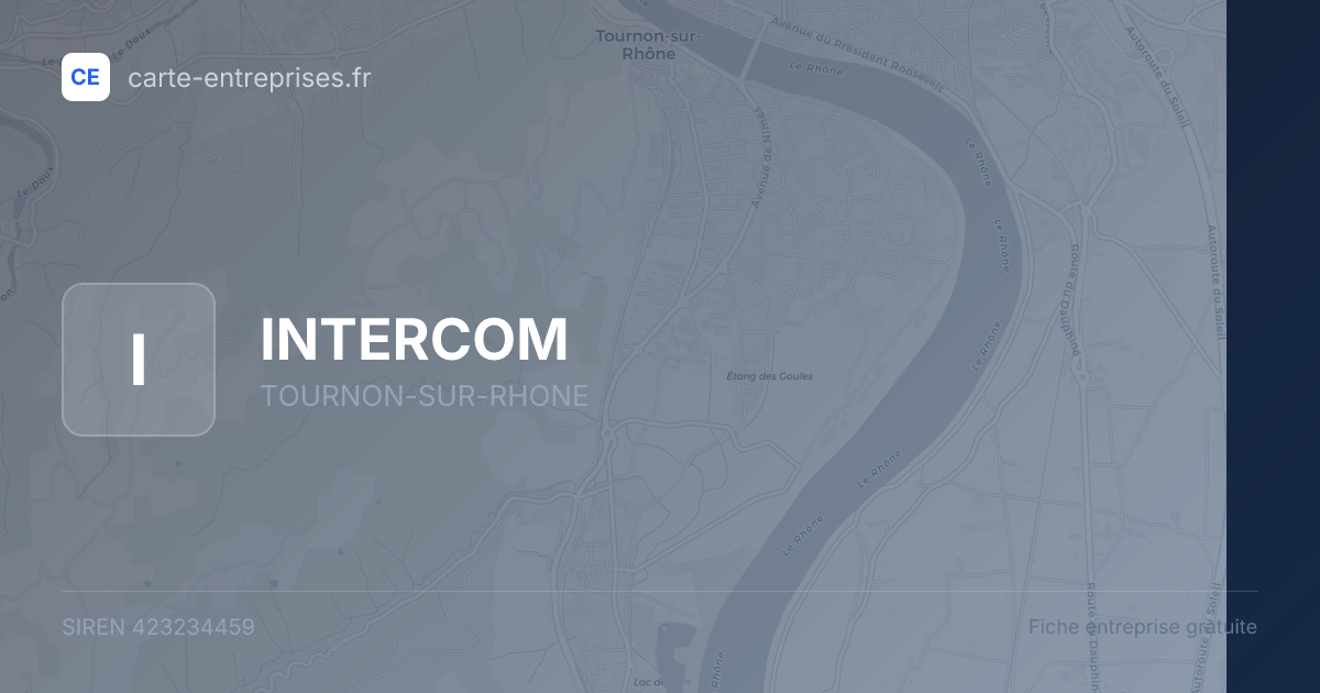 INTERCOM — 423234459 — fiche entreprise