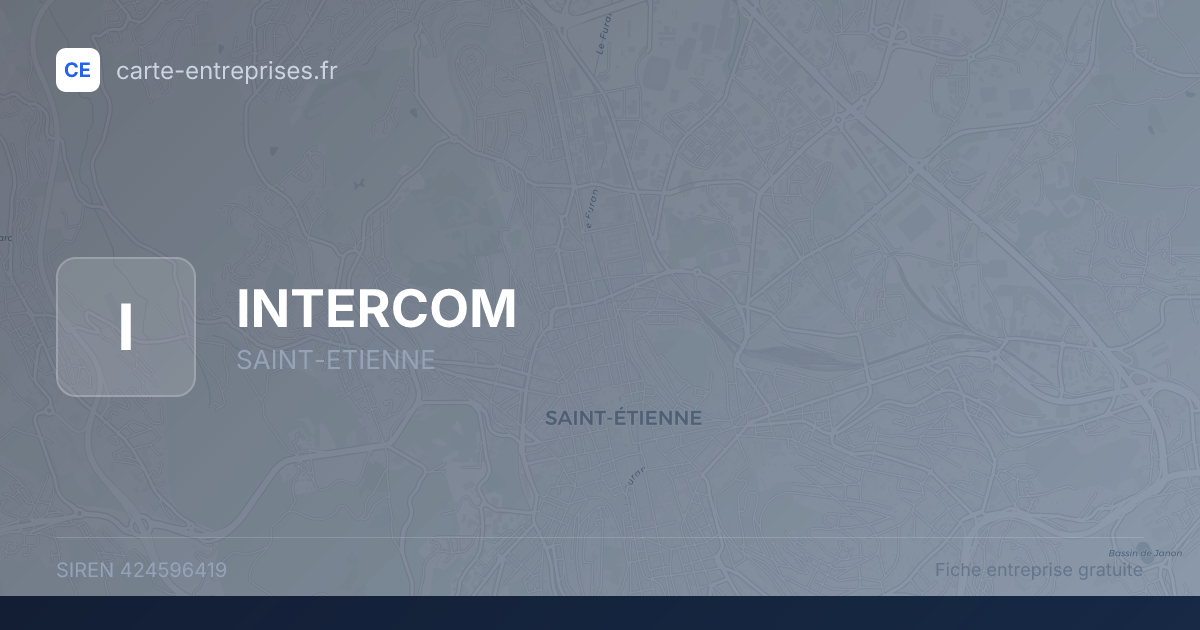 INTERCOM — 424596419 — fiche entreprise