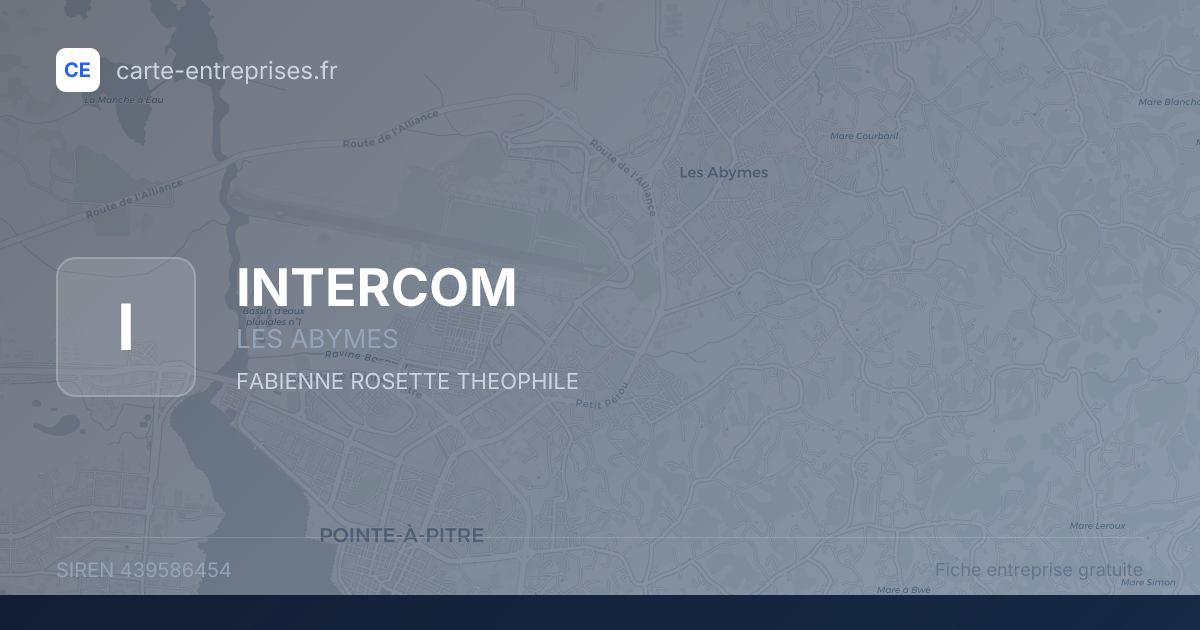 INTERCOM — 439586454 — fiche entreprise