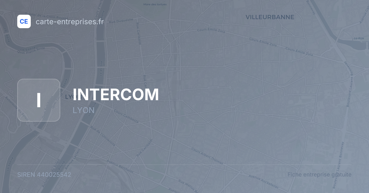 INTERCOM — 440025542 — fiche entreprise