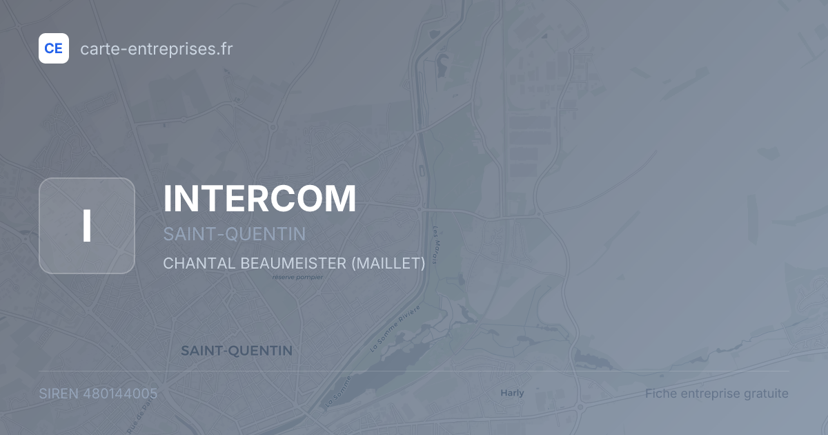 INTERCOM — 480144005 — fiche entreprise