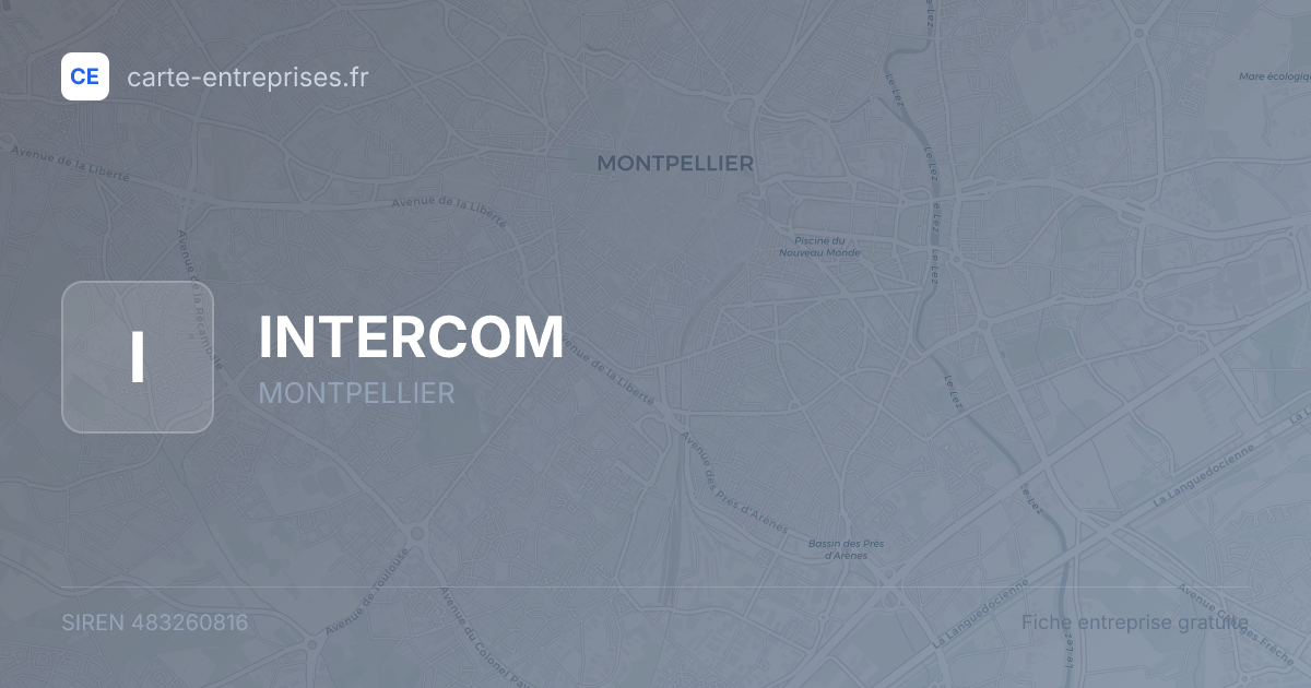 INTERCOM — 483260816 — fiche entreprise