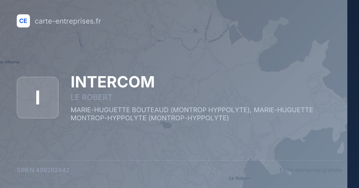 INTERCOM — 499262442 — fiche entreprise