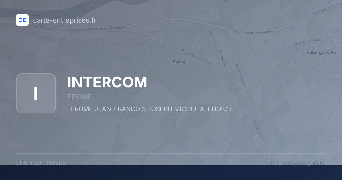 INTERCOM — 990289209 — fiche entreprise