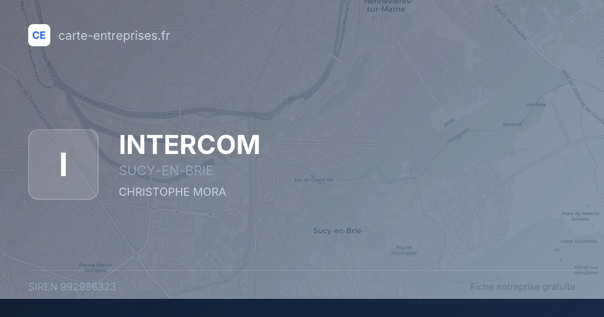 INTERCOM — 992986323 — fiche entreprise