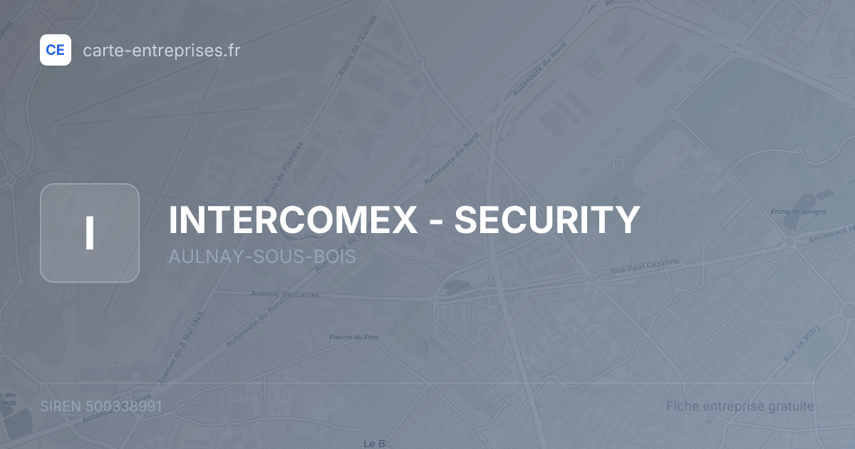 INTERCOMEX - SECURITY — 500338991 — fiche entreprise