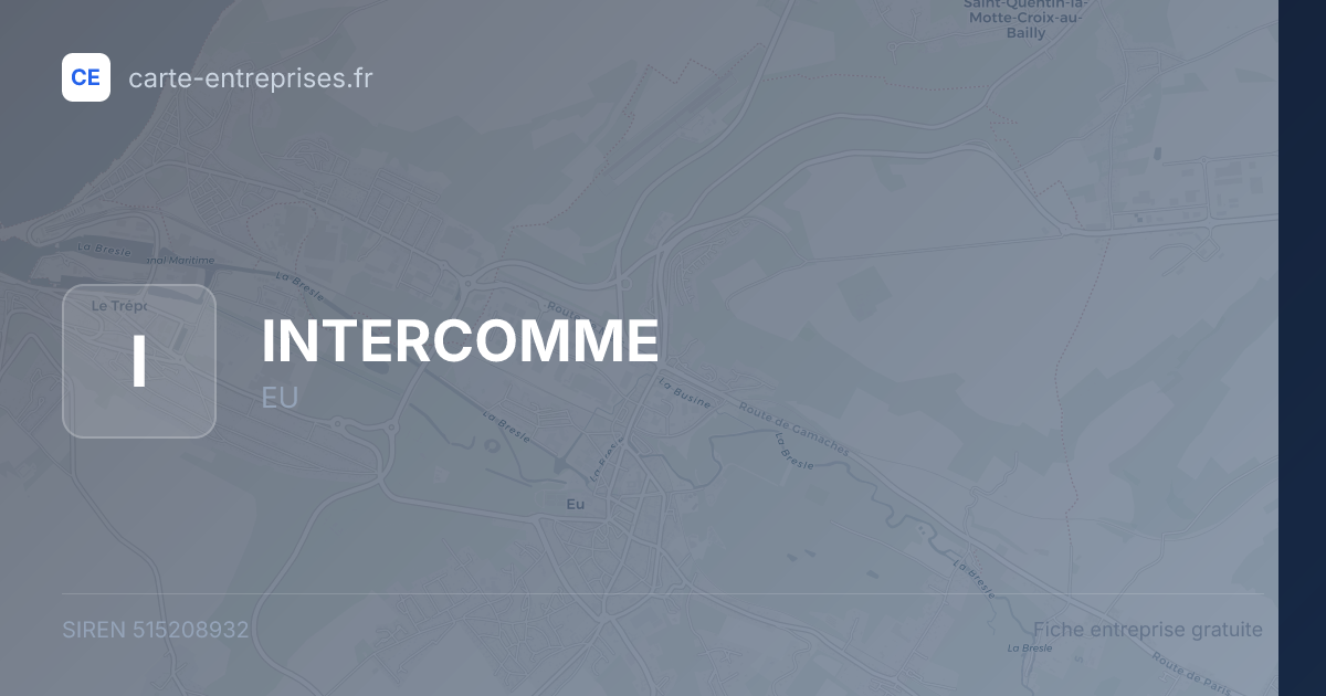 INTERCOMME — 515208932 — fiche entreprise