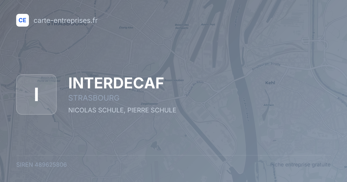INTERDECAF — 489625806 — fiche entreprise
