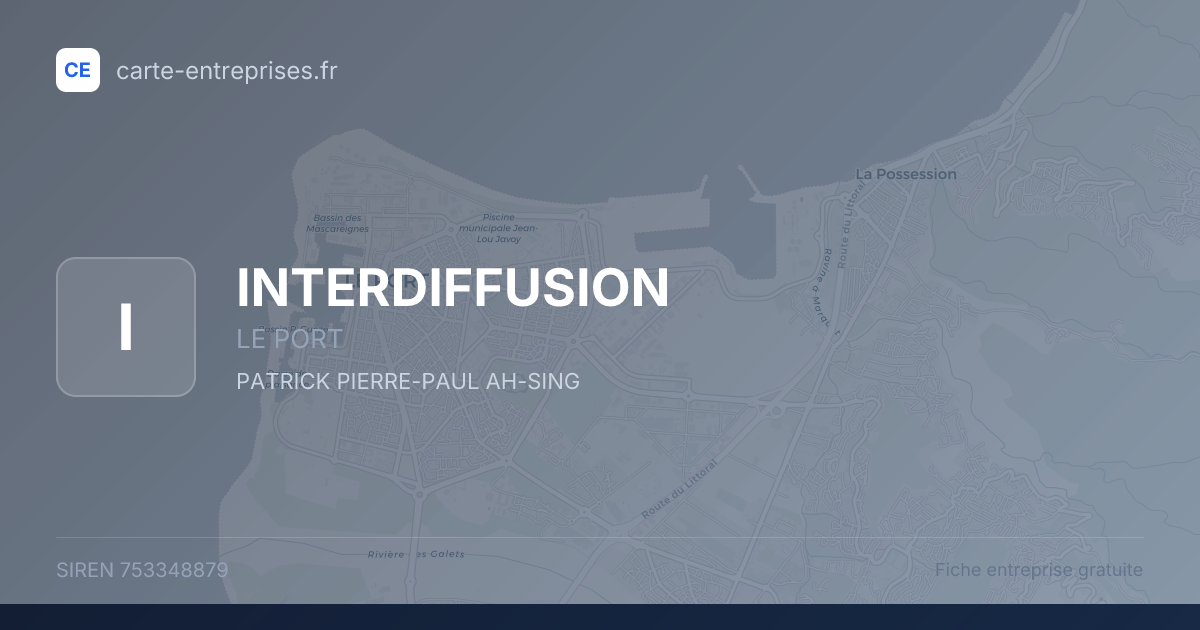 INTERDIFFUSION — 753348879 — fiche entreprise