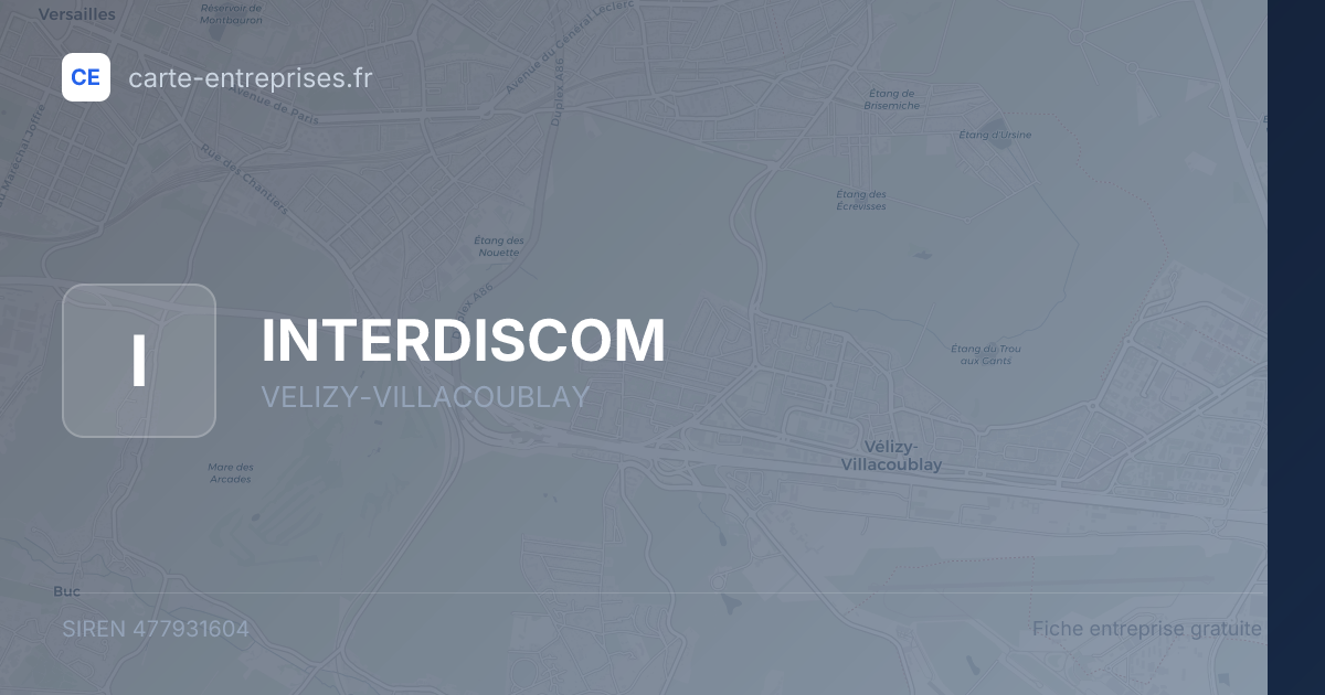 INTERDISCOM — 477931604 — fiche entreprise