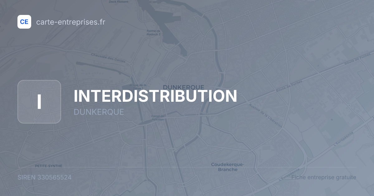 INTERDISTRIBUTION — 330565524 — fiche entreprise