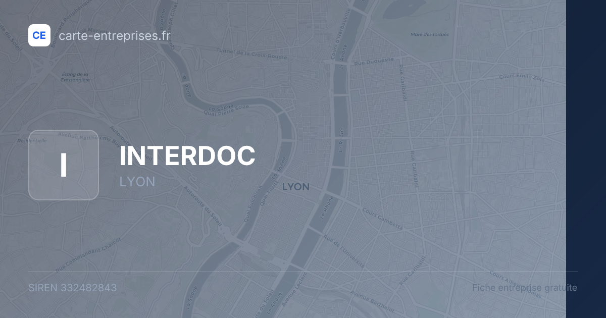 INTERDOC — 332482843 — fiche entreprise