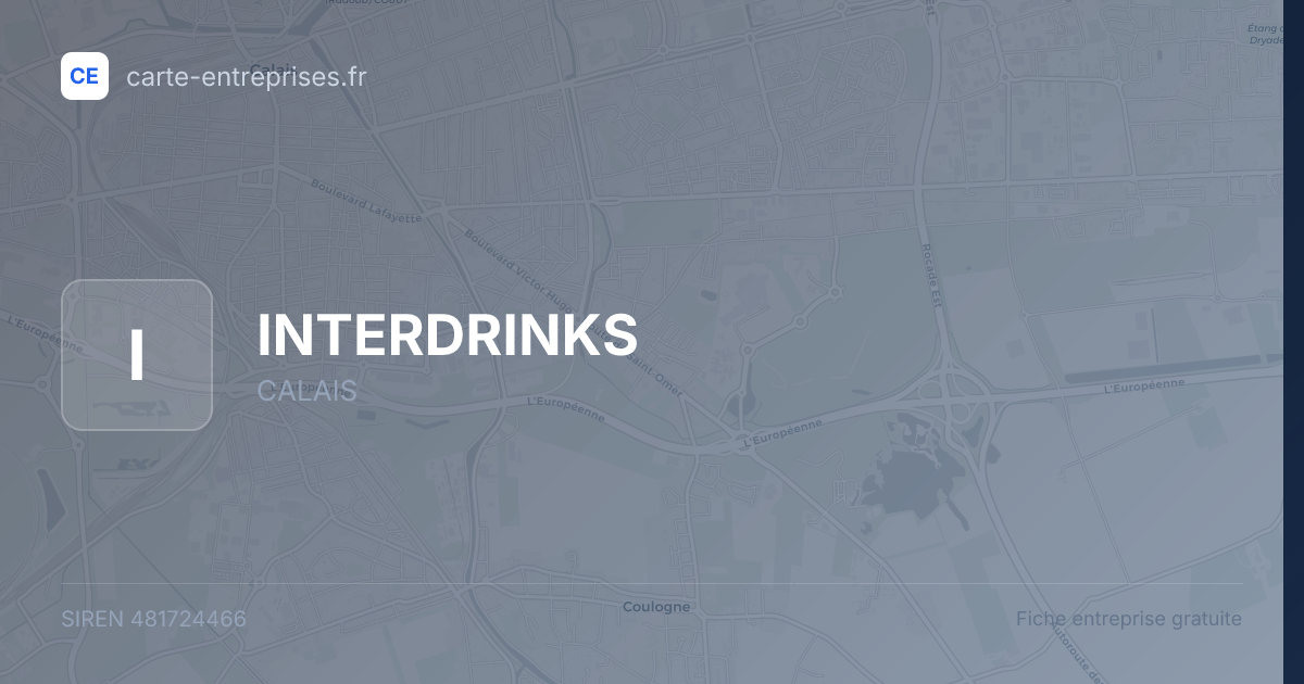 INTERDRINKS — 481724466 — fiche entreprise