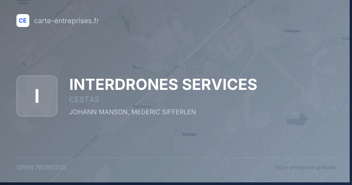 INTERDRONES SERVICES — 792951238 — fiche entreprise
