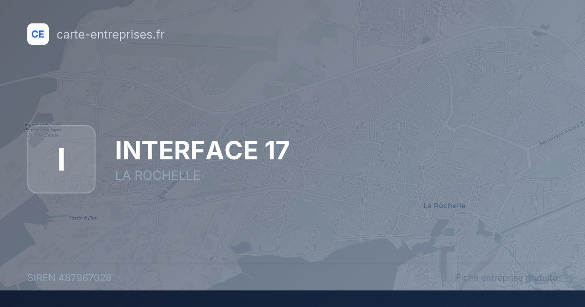 INTERFACE 17 — 487967028 — fiche entreprise