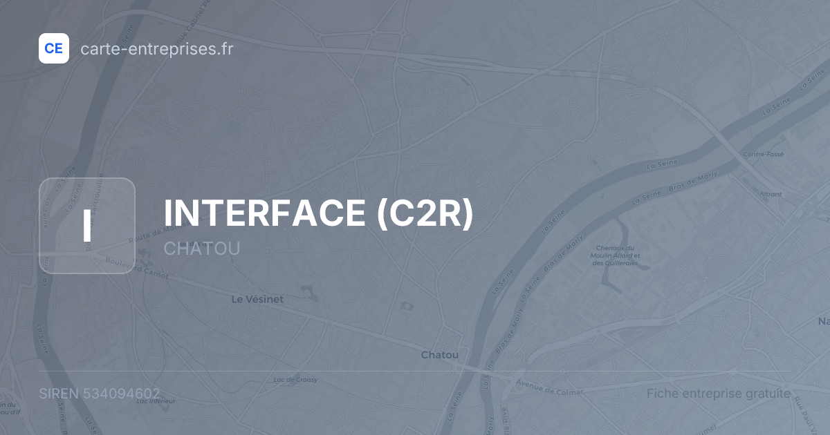INTERFACE (C2R) — 534094602 — fiche entreprise