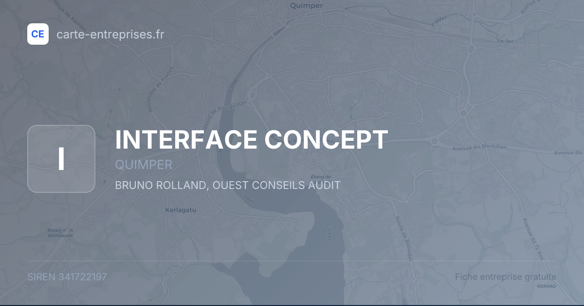 INTERFACE CONCEPT — 341722197 — fiche entreprise