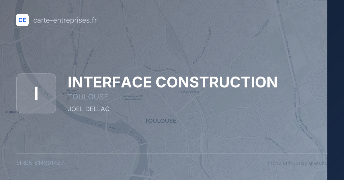 INTERFACE CONSTRUCTION — 814901427 — fiche entreprise