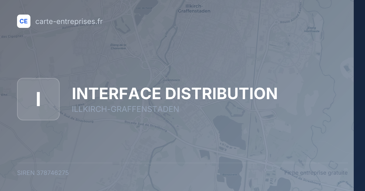 INTERFACE DISTRIBUTION — 378746275 — fiche entreprise