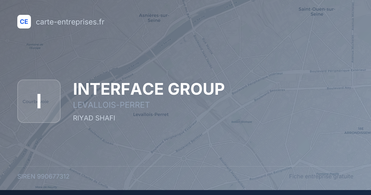 INTERFACE GROUP — 990677312 — fiche entreprise