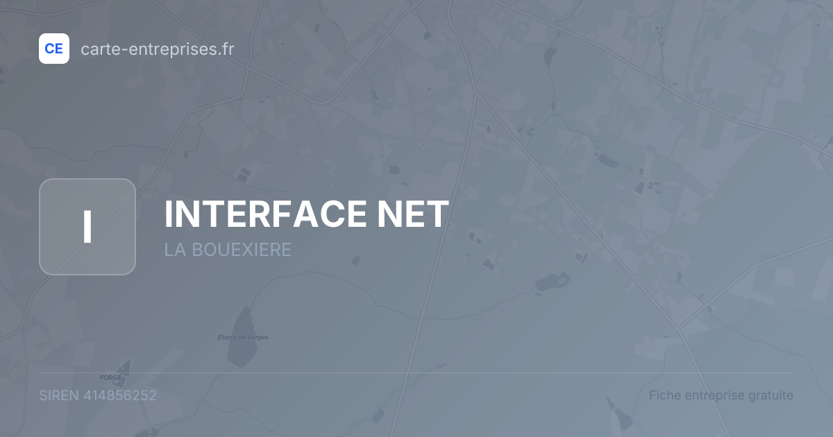 INTERFACE NET — 414856252 — fiche entreprise