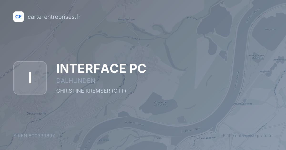 INTERFACE PC — 800339897 — fiche entreprise