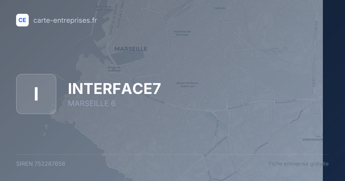 INTERFACE7 — 752287656 — fiche entreprise