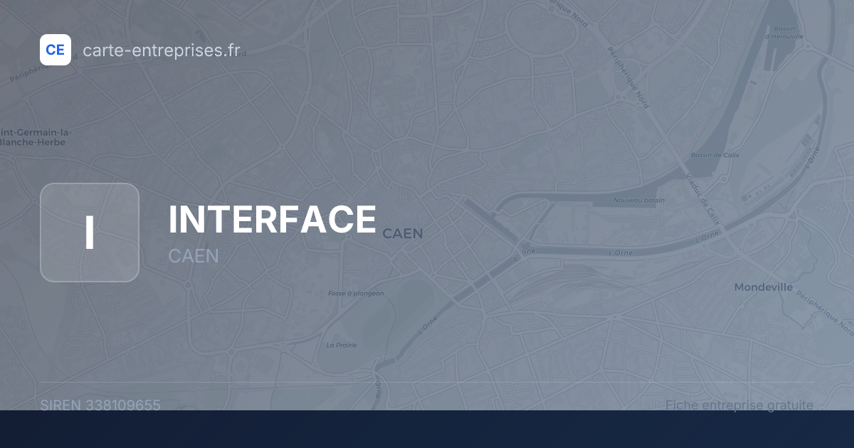 INTERFACE — 338109655 — fiche entreprise