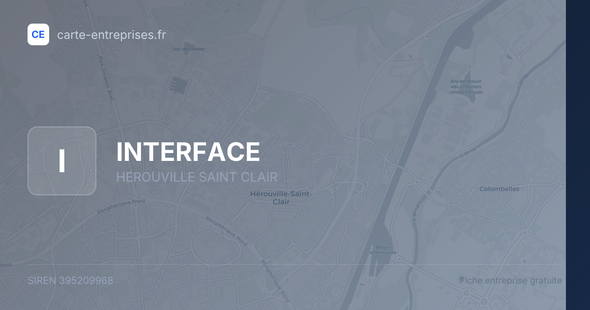 INTERFACE — 395209968 — fiche entreprise