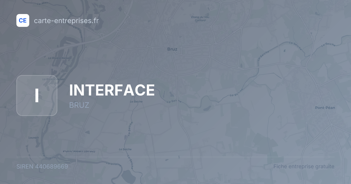 INTERFACE — 440689669 — fiche entreprise