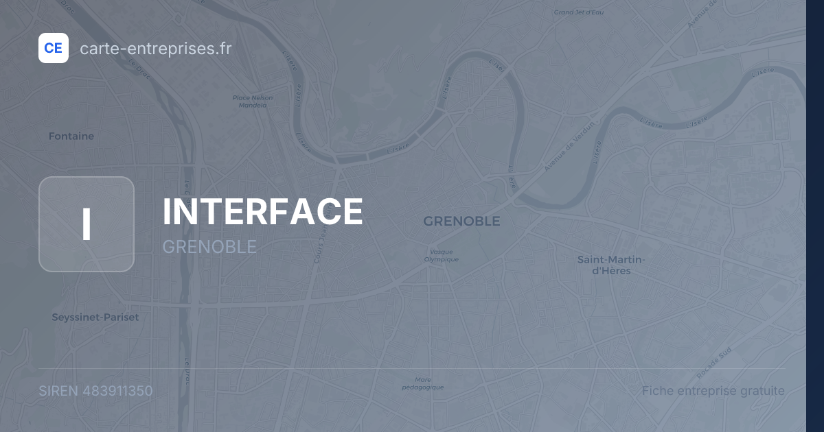 INTERFACE — 483911350 — fiche entreprise