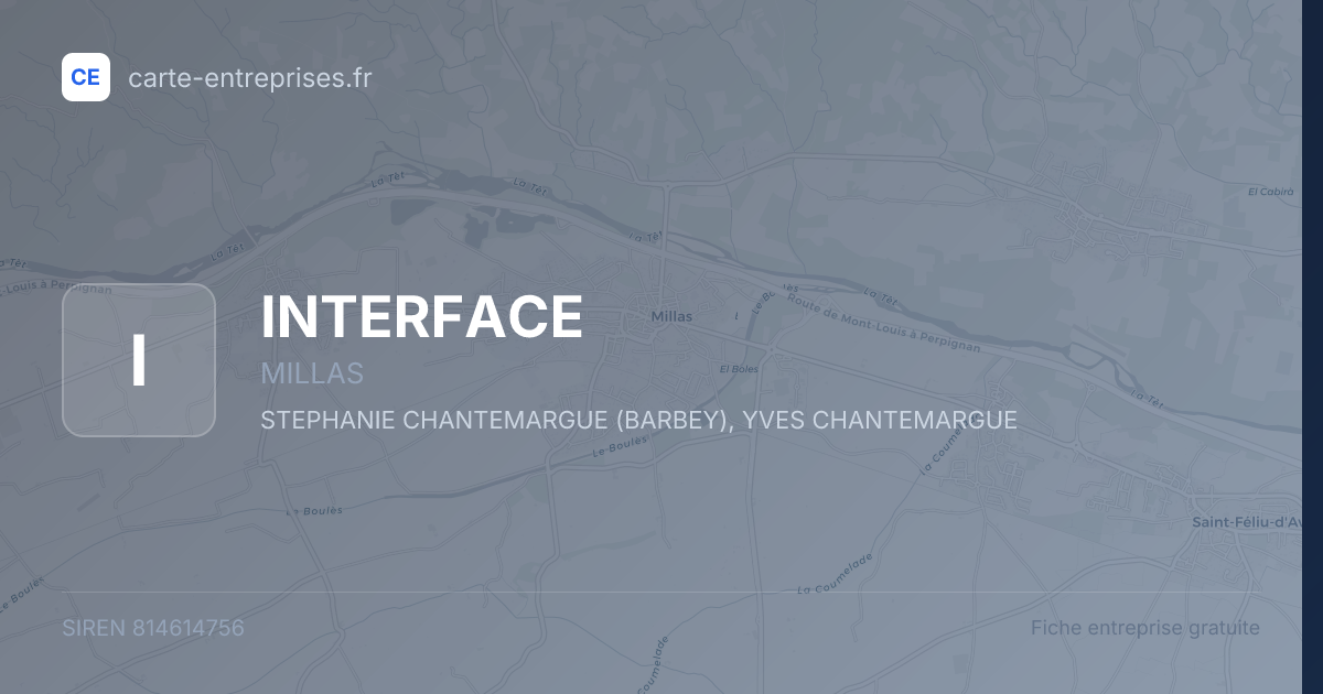 INTERFACE — 814614756 — fiche entreprise