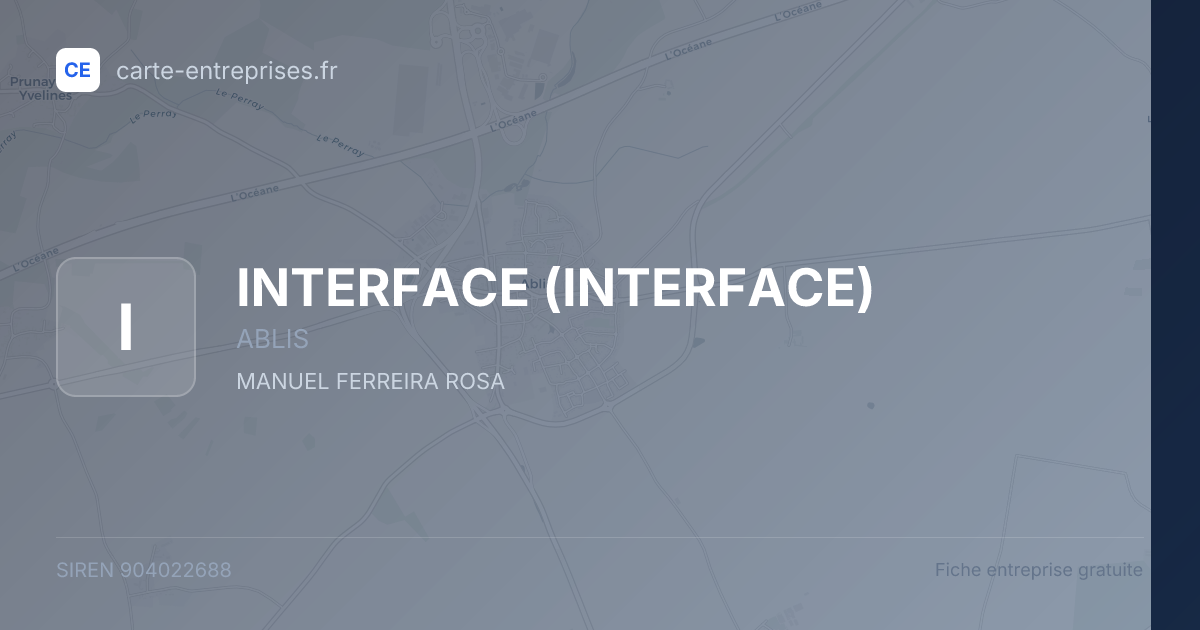 INTERFACE — 904022688 — fiche entreprise