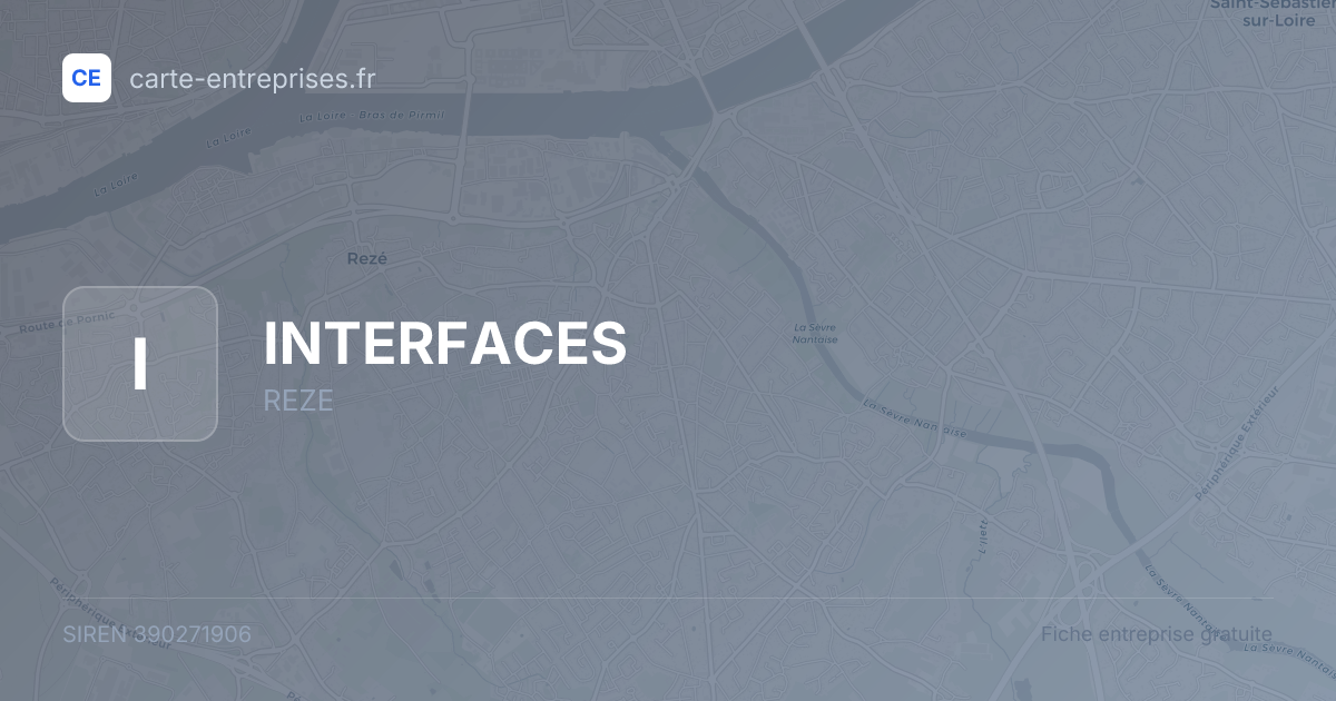 INTERFACES — 390271906 — fiche entreprise