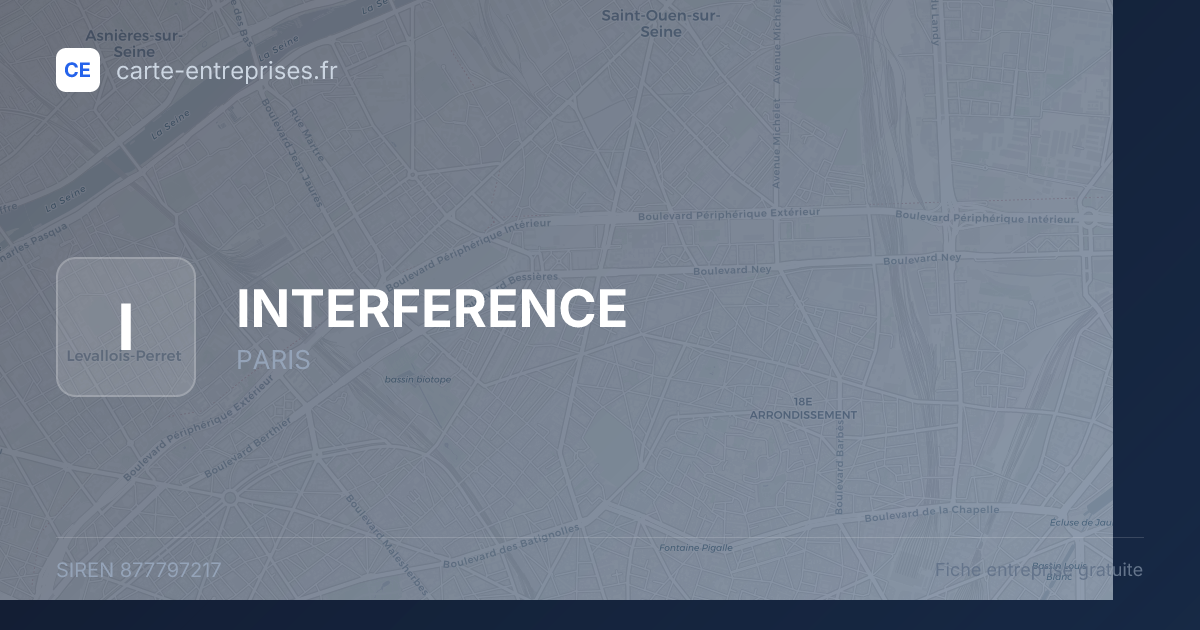 INTERFERENCE — 877797217 — fiche entreprise