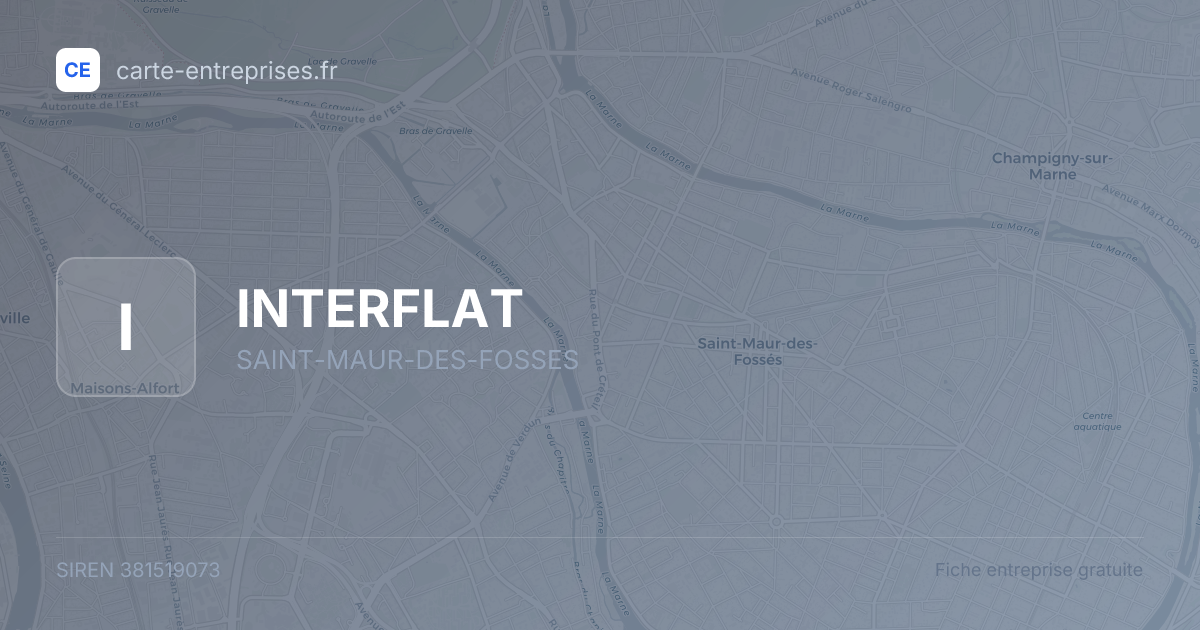 INTERFLAT — 381519073 — fiche entreprise