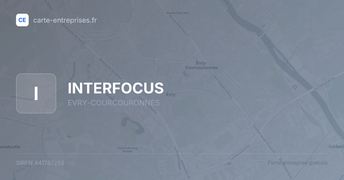 INTERFOCUS — 441787256 — fiche entreprise
