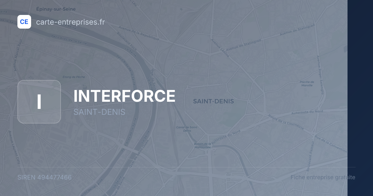 INTERFORCE — 494477466 — fiche entreprise
